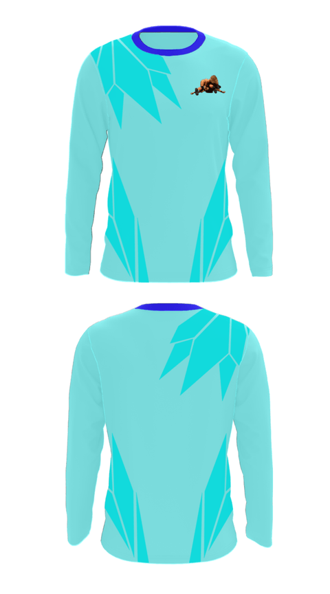 Long Sleeve Performance Shirt, Awesome Wrestling Merch, Wrestling, Teamtime, Team time, sublimation, custom sports apparel, team uniforms, spirit wear, spiritwear, sports uniforms, custom shirts, team store, custom team store, fundraiser sports, apparel fundraiser