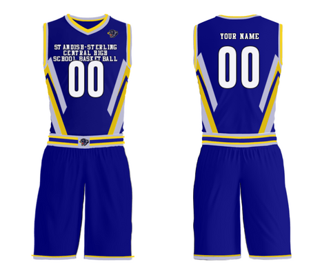 Womens Reversible Basketball Jersey, Standish-Sterling Central High School Basketball, Women's Basketball, Teamtime, Team time, sublimation, custom sports apparel, team uniforms, spirit wear, spiritwear, sports uniforms, custom shirts, team store, custom team store, fundraiser sports, apparel fundraiser