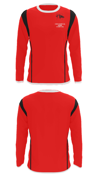 Long Sleeve Performance Shirt, Glow Basketball Academy Basketball, Men's Basketball, Teamtime, Team time, sublimation, custom sports apparel, team uniforms, spirit wear, spiritwear, sports uniforms, custom shirts, team store, custom team store, fundraiser sports, apparel fundraiser