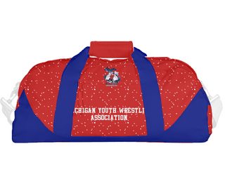 Duffle Bag, Michigan Youth Wrestling Association, Wrestling, Teamtime, Team time, sublimation, custom sports apparel, team uniforms, spirit wear, spiritwear, sports uniforms, custom shirts, team store, custom team store, fundraiser sports, apparel fundraiser