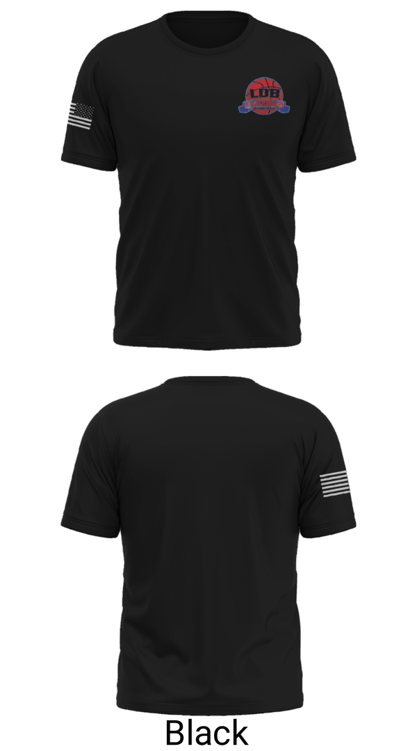 Short Sleeve Performance Shirt, Lil Dribblers Basketball, Men's Basketball, Teamtime, Team time, sublimation, custom sports apparel, team uniforms, spirit wear, spiritwear, sports uniforms, custom shirts, team store, custom team store, fundraiser sports, apparel fundraiser