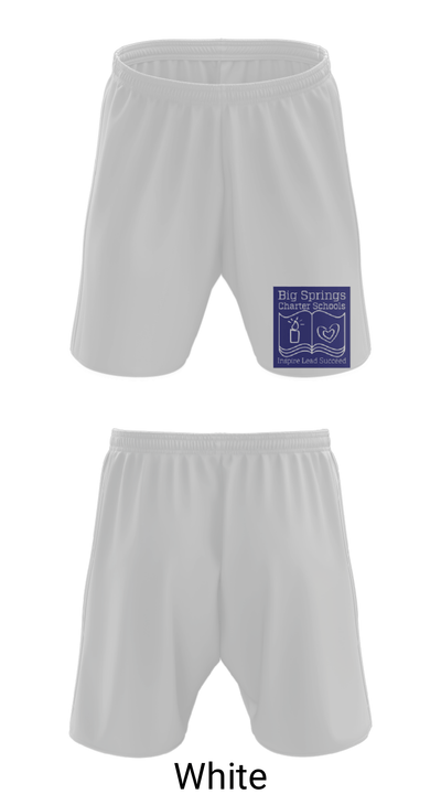 Big Springs Charter School 63680651 Athletic Shorts With Pockets - 1