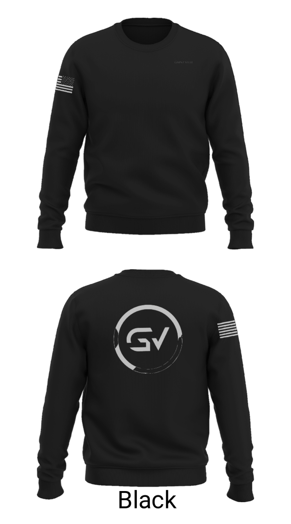 Crew Neck Sweatshirt, Gainz-ville Training Facility, , Teamtime, Team time, sublimation, custom sports apparel, team uniforms, spirit wear, spiritwear, sports uniforms, custom shirts, team store, custom team store, fundraiser sports, apparel fundraiser
