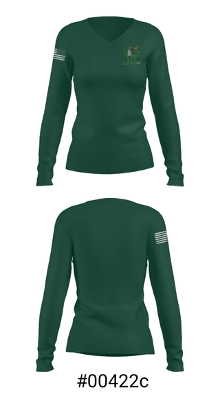 Women's Long Sleeve Vneck Shirt, Olentangy Youth Athletic Association, Spirit Store, Teamtime, Team time, sublimation, custom sports apparel, team uniforms, spirit wear, spiritwear, sports uniforms, custom shirts, team store, custom team store, fundraiser sports, apparel fundraiser
