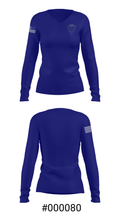 Calais Elementary School Spirit Store 27637080 Women's Long Sleeve V-neck Shirt - 20