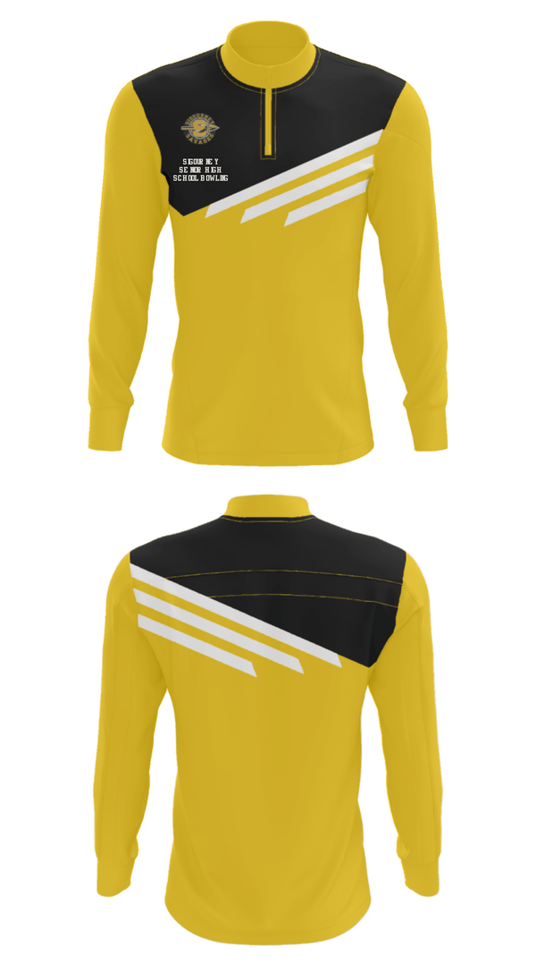 Quarter Zip Jacket, Sigourney Senior High School Bowling, Bowling, Teamtime, Team time, sublimation, custom sports apparel, team uniforms, spirit wear, spiritwear, sports uniforms, custom shirts, team store, custom team store, fundraiser sports, apparel fundraiser