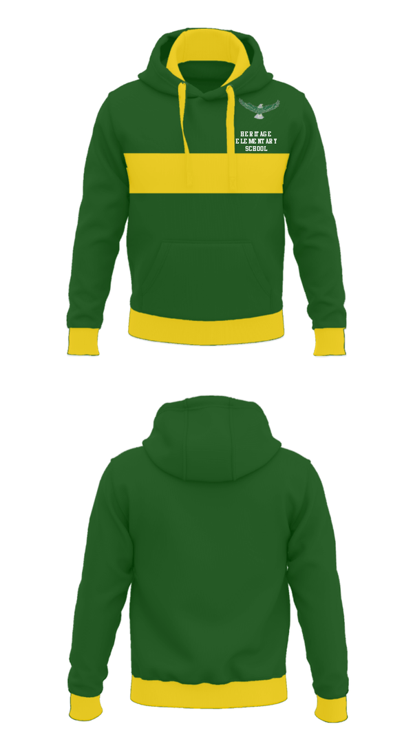 Hoodie, Heritage Elementary School, Spirit Store, Teamtime, Team time, sublimation, custom sports apparel, team uniforms, spirit wear, spiritwear, sports uniforms, custom shirts, team store, custom team store, fundraiser sports, apparel fundraiser