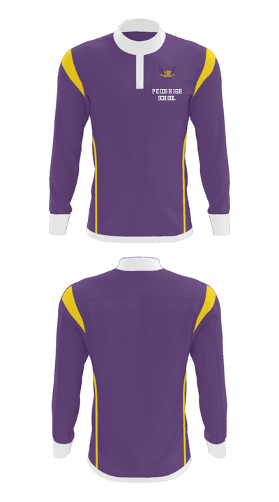 Pecos High School 1137692 Quarter Zip Jacket - 37