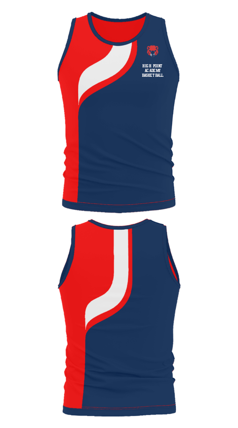 Tank Top, High Point Academy Basketball, Women's Basketball, Teamtime, Team time, sublimation, custom sports apparel, team uniforms, spirit wear, spiritwear, sports uniforms, custom shirts, team store, custom team store, fundraiser sports, apparel fundraiser