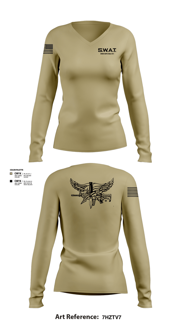 Women's Long Sleeve Vneck Shirt, MONTVILLE SERT, Police, Teamtime, Team time, sublimation, custom sports apparel, team uniforms, spirit wear, spiritwear, sports uniforms, custom shirts, team store, custom team store, fundraiser sports, apparel fundraiser