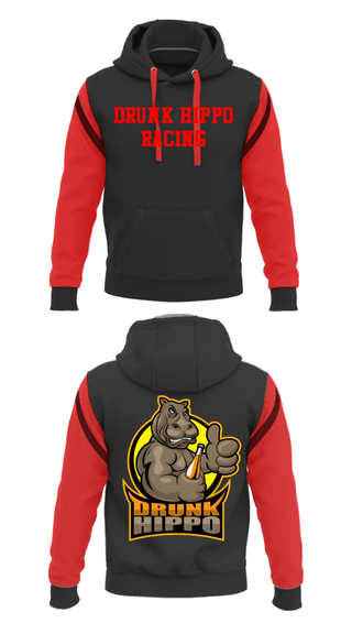 Hoodie, Drunk Hippo Racing, , Teamtime, Team time, sublimation, custom sports apparel, team uniforms, spirit wear, spiritwear, sports uniforms, custom shirts, team store, custom team store, fundraiser sports, apparel fundraiser