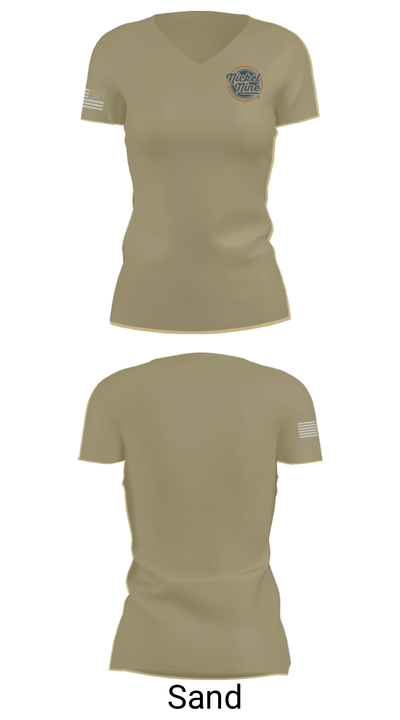 59th Quartermaster 16282203 Women's Short Sleeve V-neck Shirt - 44