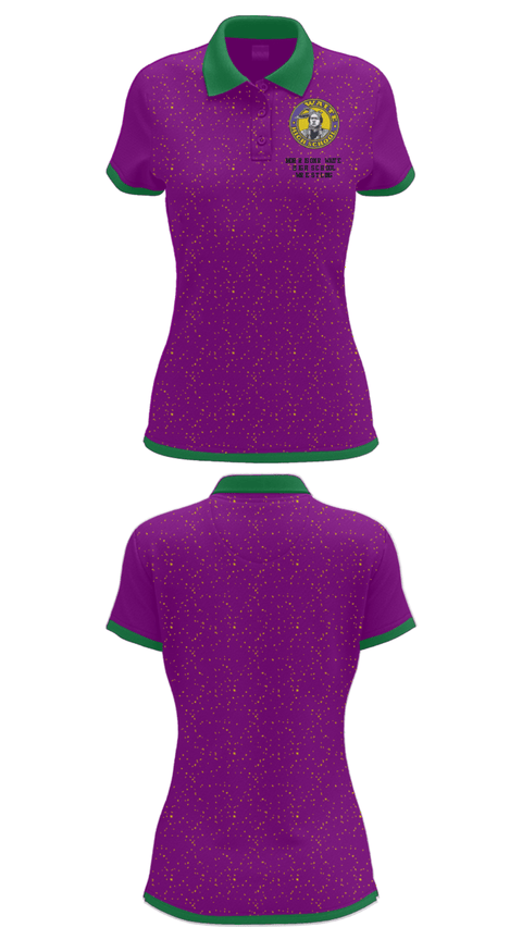 Women's Short Sleeve Performance Polo, Morrison R Waite High School Wrestling, Wrestling, Teamtime, Team time, sublimation, custom sports apparel, team uniforms, spirit wear, spiritwear, sports uniforms, custom shirts, team store, custom team store, fundraiser sports, apparel fundraiser