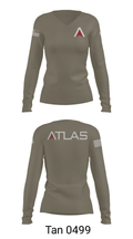 ATLAS 52779746 Women's Long Sleeve V-neck Shirt - 39