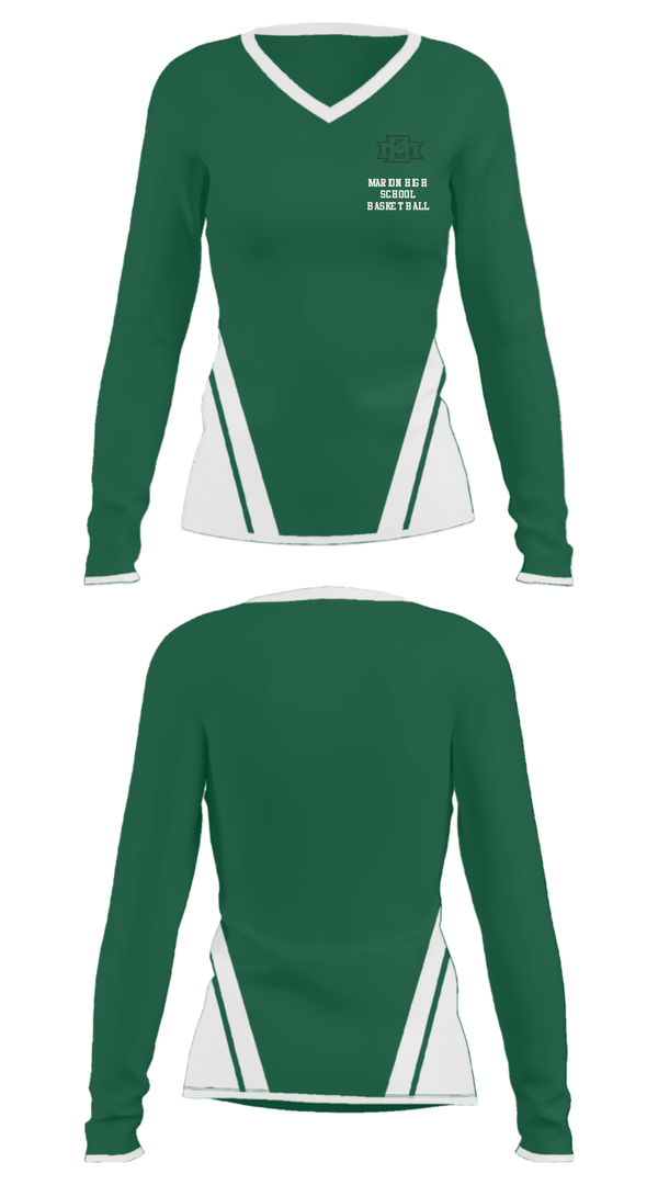 Women's Long Sleeve Vneck Shirt, Marion High School Basketball, Men's Basketball, Teamtime, Team time, sublimation, custom sports apparel, team uniforms, spirit wear, spiritwear, sports uniforms, custom shirts, team store, custom team store, fundraiser sports, apparel fundraiser