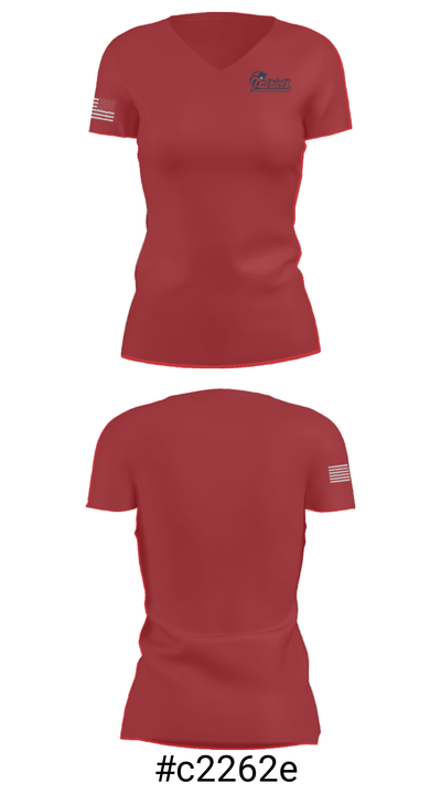 North Central Middle School Wrestling 20964695 Women's Short Sleeve V-neck Shirt - 21