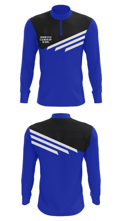 Bloomfield Elementary School 47413086 Quarter Zip Jacket - 30