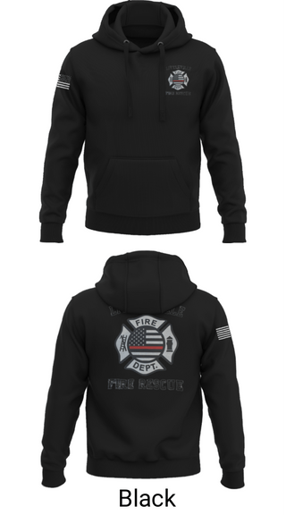 Hoodie, Littleville Fire & Rescue, Fire Department, Teamtime, Team time, sublimation, custom sports apparel, team uniforms, spirit wear, spiritwear, sports uniforms, custom shirts, team store, custom team store, fundraiser sports, apparel fundraiser