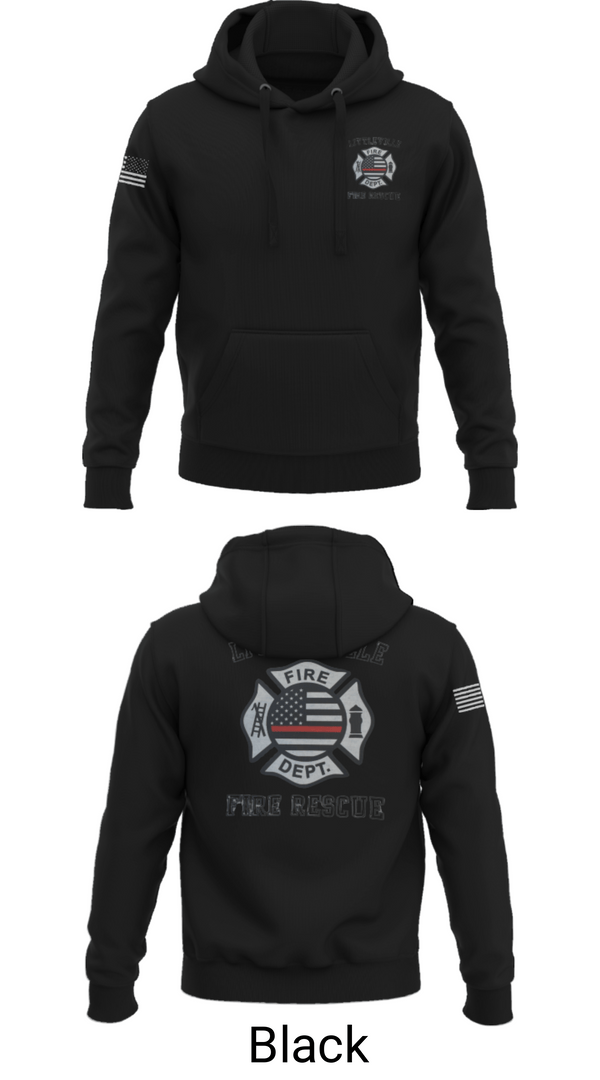 Hoodie, Littleville Fire & Rescue, Fire Department, Teamtime, Team time, sublimation, custom sports apparel, team uniforms, spirit wear, spiritwear, sports uniforms, custom shirts, team store, custom team store, fundraiser sports, apparel fundraiser