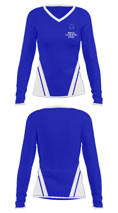 Morrill Elementary School 36064173 Women's Long Sleeve V-neck Shirt - 25