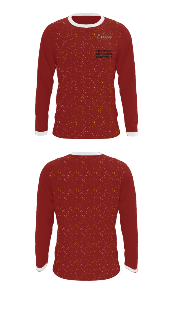Long Sleeve Performance Shirt, Junction City High School Basketball, Men's Basketball, Teamtime, Team time, sublimation, custom sports apparel, team uniforms, spirit wear, spiritwear, sports uniforms, custom shirts, team store, custom team store, fundraiser sports, apparel fundraiser