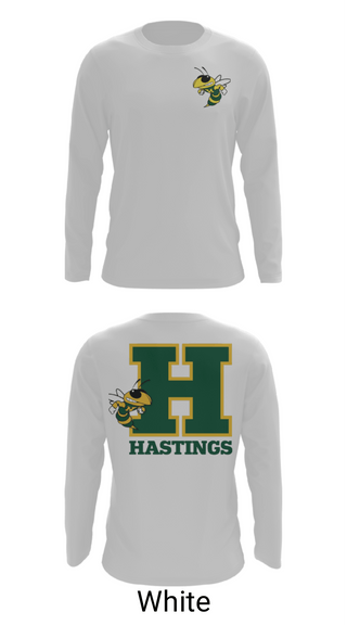Long Sleeve Performance Shirt, Hastings High School Basketball, Men's Basketball, Teamtime, Team time, sublimation, custom sports apparel, team uniforms, spirit wear, spiritwear, sports uniforms, custom shirts, team store, custom team store, fundraiser sports, apparel fundraiser