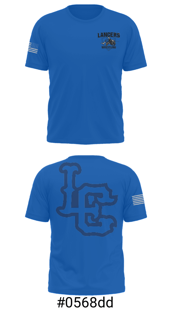 Short Sleeve Performance Shirt, L'Anse Creuse High School Wrestling, Wrestling, Teamtime, Team time, sublimation, custom sports apparel, team uniforms, spirit wear, spiritwear, sports uniforms, custom shirts, team store, custom team store, fundraiser sports, apparel fundraiser