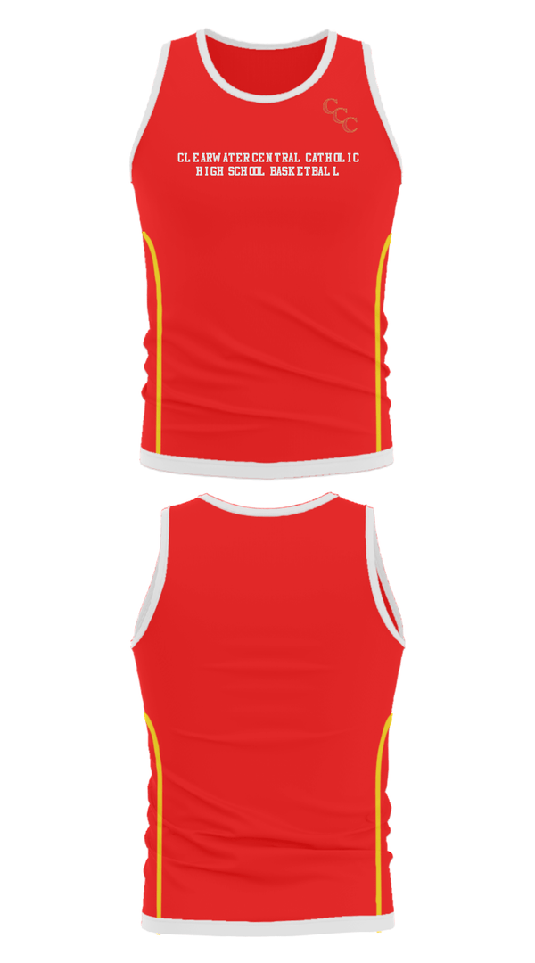 Tank Top, Clearwater Central Catholic High School Basketball, Women's Basketball, Teamtime, Team time, sublimation, custom sports apparel, team uniforms, spirit wear, spiritwear, sports uniforms, custom shirts, team store, custom team store, fundraiser sports, apparel fundraiser