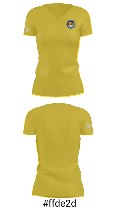 Waldo Pafford Elementary 79350355 Women's Short Sleeve V-neck Shirt - 21