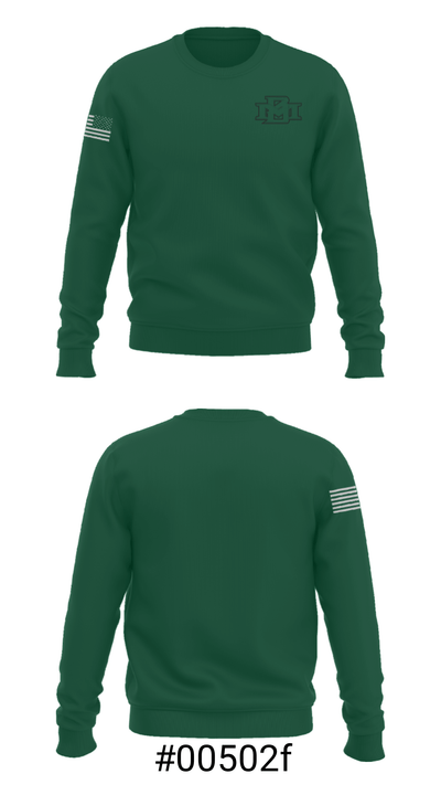 Marion High School Basketball 47972857 Crew Neck Sweatshirt - 16