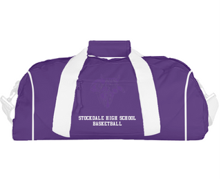 Duffle Bag, Stockdale High School Basketball, Women's Basketball, Teamtime, Team time, sublimation, custom sports apparel, team uniforms, spirit wear, spiritwear, sports uniforms, custom shirts, team store, custom team store, fundraiser sports, apparel fundraiser