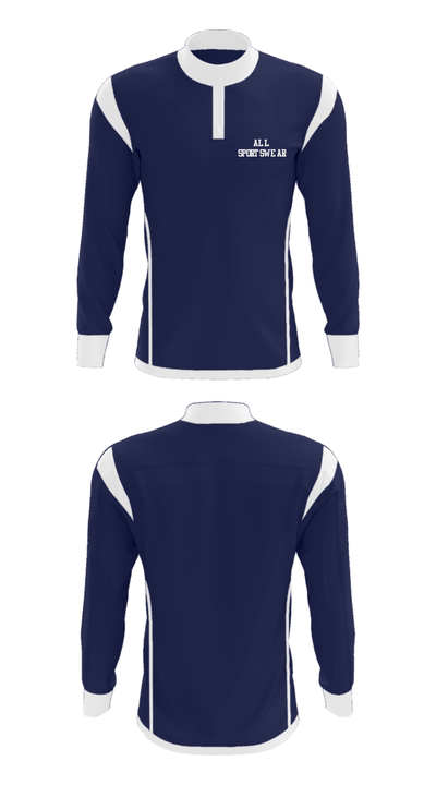 All Sportswear 16642207 Quarter Zip Jacket - 37