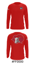 Franklinton High School Swimming 35883483 Long Sleeve Performance Shirt - 18