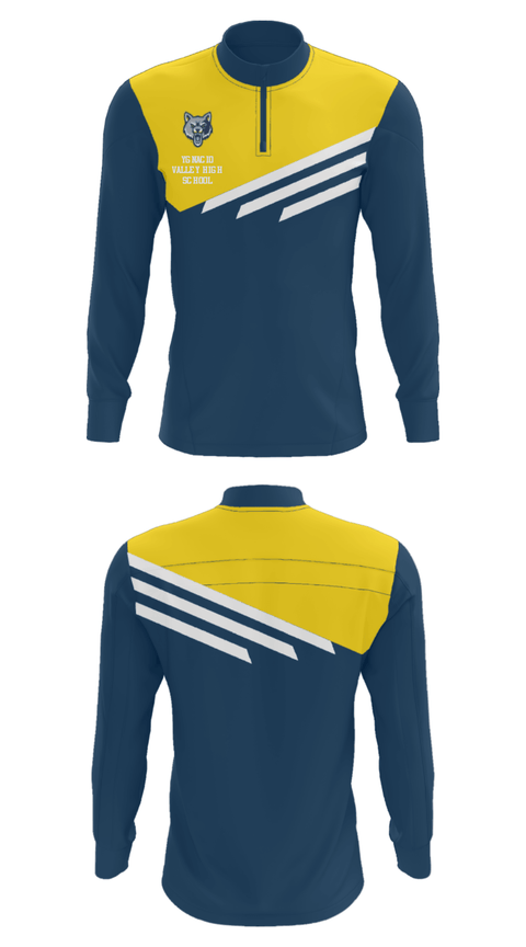 Quarter Zip Jacket, Ygnacio Valley High School, Spirit Store, Teamtime, Team time, sublimation, custom sports apparel, team uniforms, spirit wear, spiritwear, sports uniforms, custom shirts, team store, custom team store, fundraiser sports, apparel fundraiser
