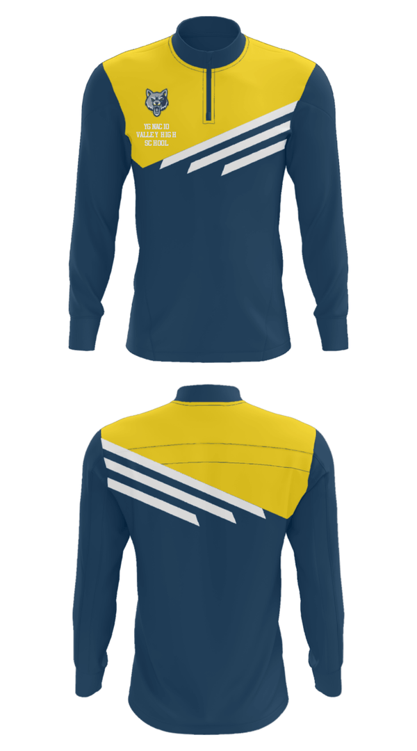 Quarter Zip Jacket, Ygnacio Valley High School, Spirit Store, Teamtime, Team time, sublimation, custom sports apparel, team uniforms, spirit wear, spiritwear, sports uniforms, custom shirts, team store, custom team store, fundraiser sports, apparel fundraiser