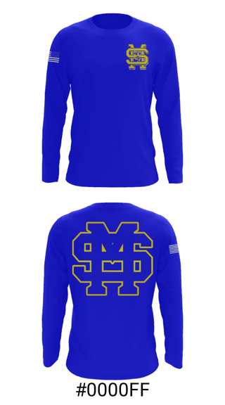 Long Sleeve Performance Shirt, St Martin High School Swimming, Swimming, Teamtime, Team time, sublimation, custom sports apparel, team uniforms, spirit wear, spiritwear, sports uniforms, custom shirts, team store, custom team store, fundraiser sports, apparel fundraiser