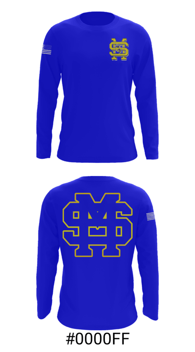 St Martin High School Swimming 70383314 Long Sleeve Performance Shirt - 18
