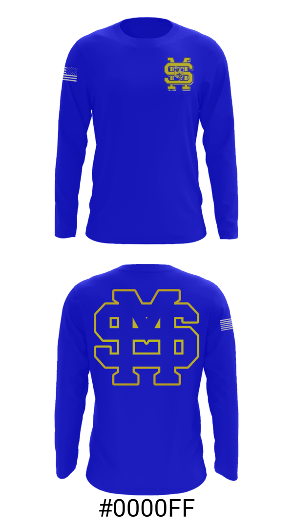 Long Sleeve Performance Shirt, St Martin High School Swimming, Swimming, Teamtime, Team time, sublimation, custom sports apparel, team uniforms, spirit wear, spiritwear, sports uniforms, custom shirts, team store, custom team store, fundraiser sports, apparel fundraiser