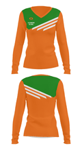 Glenwood School 75531618 Women's Long Sleeve V-neck Shirt - 28
