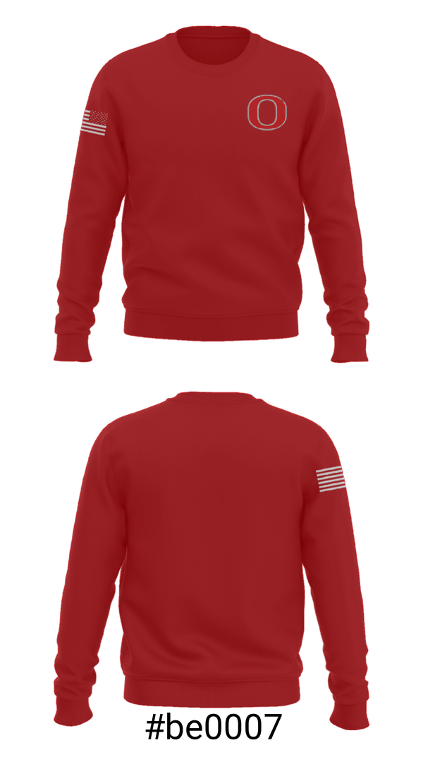 Crew Neck Sweatshirt, Osakis High School, Spirit Store, Teamtime, Team time, sublimation, custom sports apparel, team uniforms, spirit wear, spiritwear, sports uniforms, custom shirts, team store, custom team store, fundraiser sports, apparel fundraiser