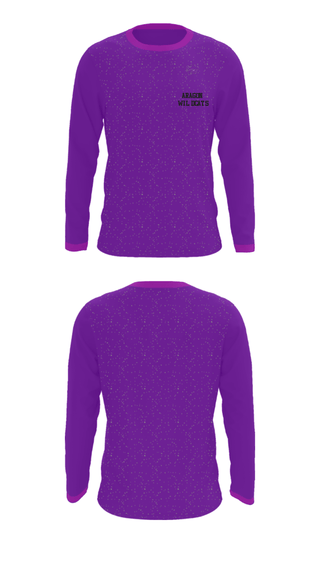 Long Sleeve Performance Shirt, Aragon wildcats, Football, Teamtime, Team time, sublimation, custom sports apparel, team uniforms, spirit wear, spiritwear, sports uniforms, custom shirts, team store, custom team store, fundraiser sports, apparel fundraiser