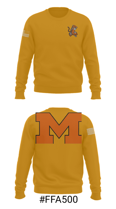 Washington High School Wrestling 75731174 Crew Neck Sweatshirt - 16