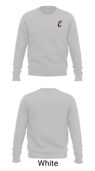 Crew Neck Sweatshirt, Godley Middle School Basketball, Women's Basketball, Teamtime, Team time, sublimation, custom sports apparel, team uniforms, spirit wear, spiritwear, sports uniforms, custom shirts, team store, custom team store, fundraiser sports, apparel fundraiser
