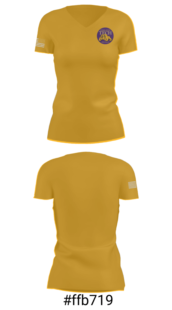 Women's Short Sleeve Vneck Shirt, Oakland Technical High School Swimming, Swimming, Teamtime, Team time, sublimation, custom sports apparel, team uniforms, spirit wear, spiritwear, sports uniforms, custom shirts, team store, custom team store, fundraiser sports, apparel fundraiser