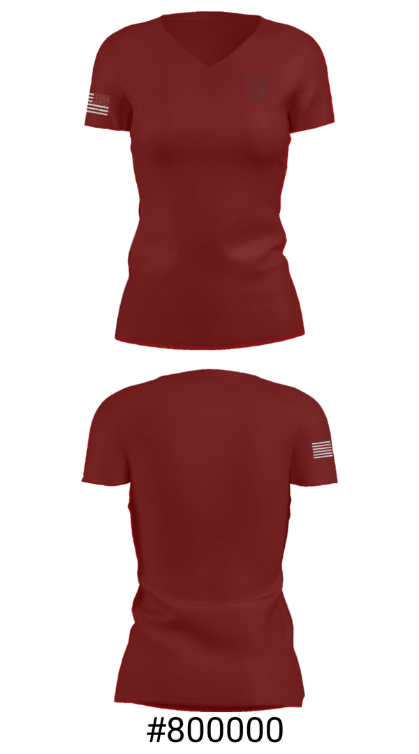 Women's Short Sleeve Vneck Shirt, Valiente College Preparatory Charter School, Spirit Store, Teamtime, Team time, sublimation, custom sports apparel, team uniforms, spirit wear, spiritwear, sports uniforms, custom shirts, team store, custom team store, fundraiser sports, apparel fundraiser
