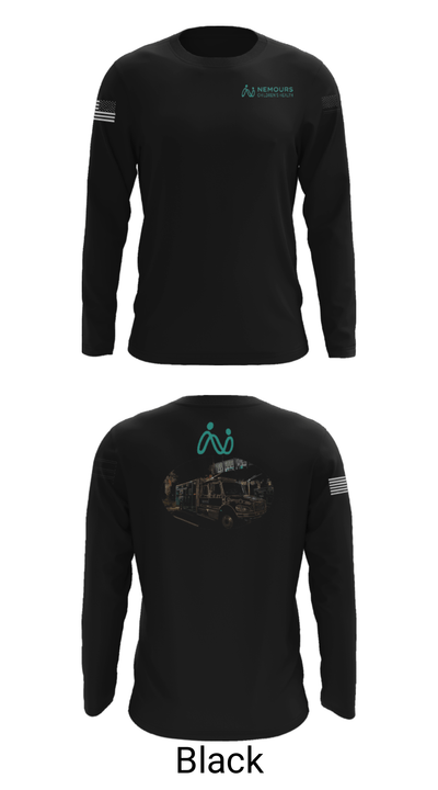 NEMOURS CHILDRENS HOSPITAL 4343259 Long Sleeve Performance Shirt - 11