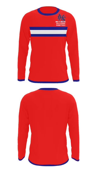 Long Sleeve Performance Shirt, Independence High School Basketball, Women's Basketball, Teamtime, Team time, sublimation, custom sports apparel, team uniforms, spirit wear, spiritwear, sports uniforms, custom shirts, team store, custom team store, fundraiser sports, apparel fundraiser