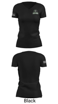 River Valley High School Swimming 74266812 Women's Short Sleeve V-neck Shirt - 14