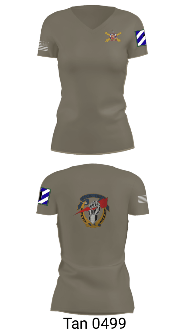 Women's Short Sleeve Vneck Shirt, , Army, Teamtime, Team time, sublimation, custom sports apparel, team uniforms, spirit wear, spiritwear, sports uniforms, custom shirts, team store, custom team store, fundraiser sports, apparel fundraiser