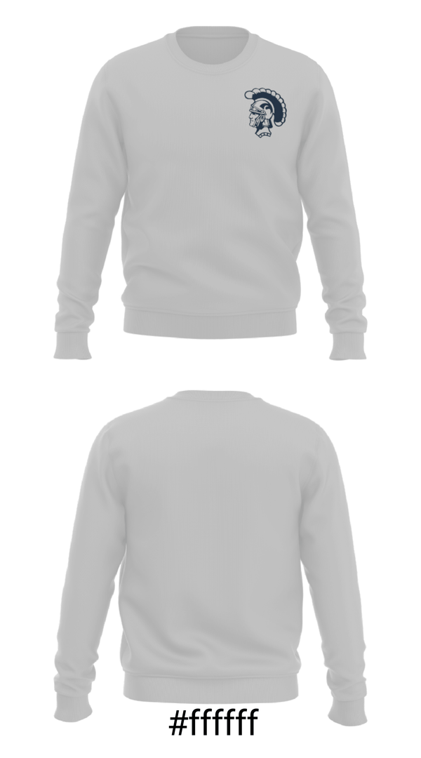 Crew Neck Sweatshirt, Pottstown High School Basketball, Men's Basketball, Teamtime, Team time, sublimation, custom sports apparel, team uniforms, spirit wear, spiritwear, sports uniforms, custom shirts, team store, custom team store, fundraiser sports, apparel fundraiser